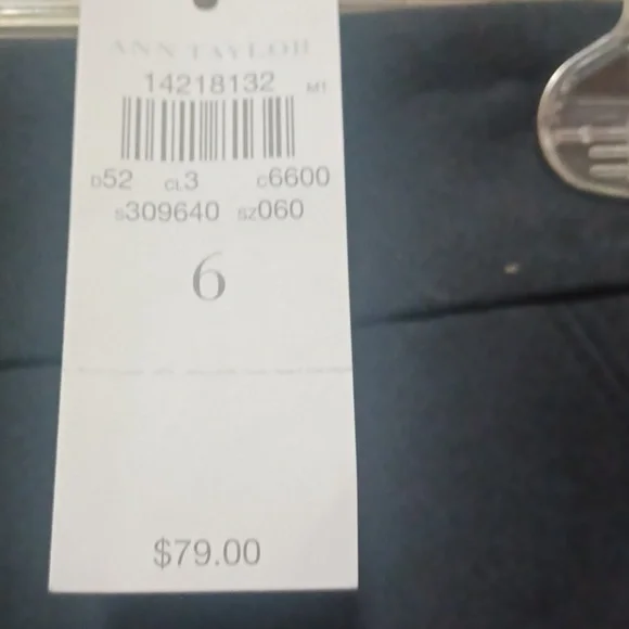 NWT ANN TAYLOR PENCIL BLACK SKIRT - Picture 2 of 6